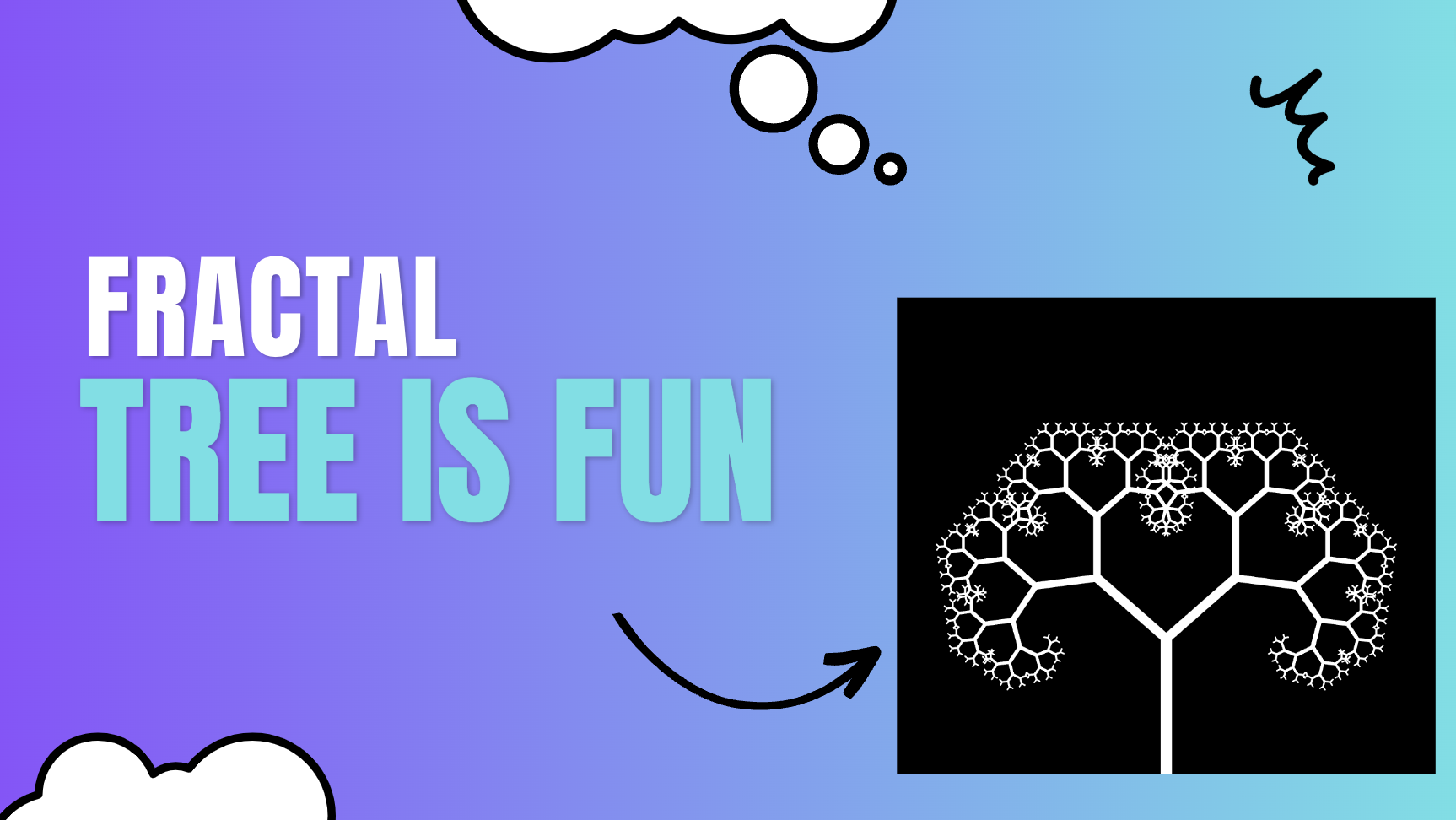 Simple Fractal Tree Header